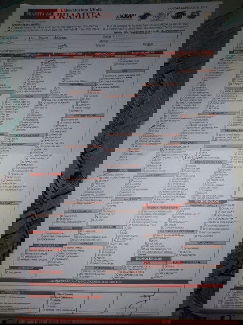 biaya cek lab di puskesmas jakarta timur dan sekitarnya