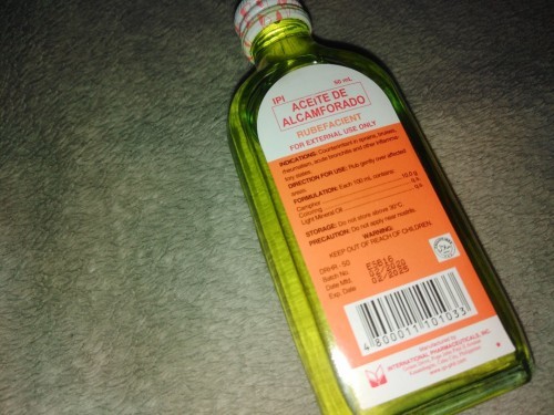 Aceite De Alcamforado