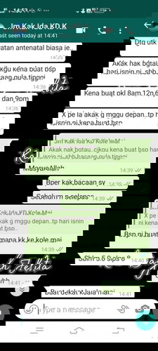 Sangkut GDM sudah