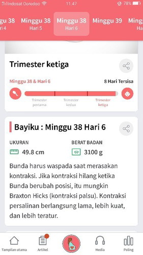 Hpl sudah dekat ๐ tapi belum ada tanda apa.apa ๐