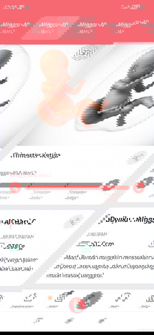 Belum ada tanda2 c debay mau lahir