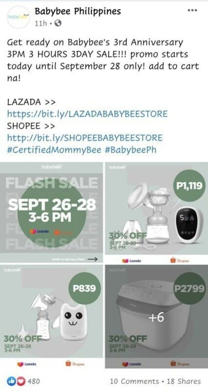 Naka sale ang Babybee Philippines