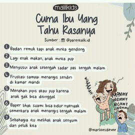 Cuman ibu yang tahu rasanya