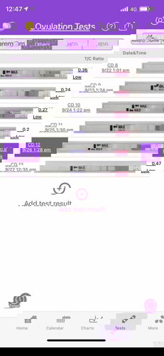 Opk test (ovulation test)