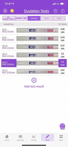 Opk test (ovulation test)