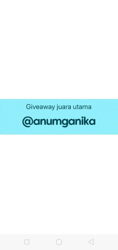 menang giveaway bunda zoeya