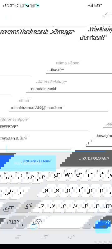 Paling bawah diisi apa ya ibu2 , kolom jawab pertanyaan , saya bingung , apa ga usah diisi aja kali
