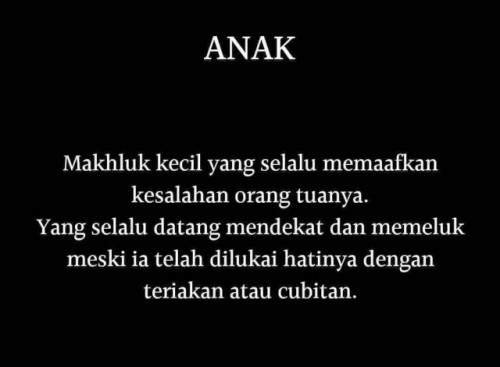 Anakku sayang