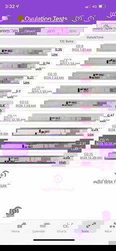 Opk test (ovulation)