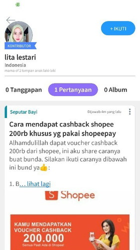 Penipuan atas nama shoopee