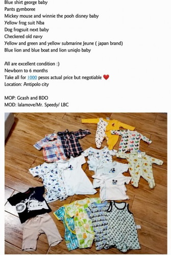 Preloved clothes ng mga baby ko girl and boy