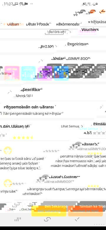 minyak balur biar lahap makan ( gentle baby oil)