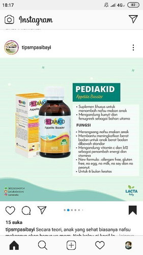 Penambah nafsu makan bayi 10 bulan