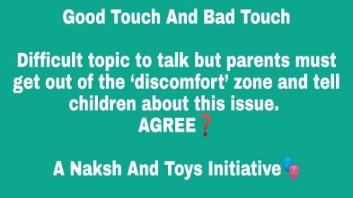 GOOD TOUCH AND BAD TOUCH?