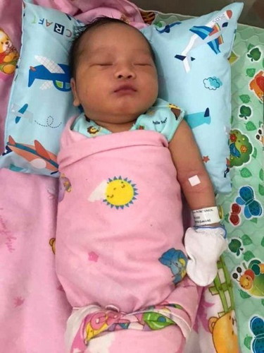 Baby launching