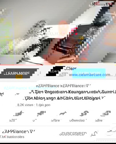 Sarapan sambil nonton π