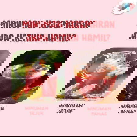 Minuman kegemaran sewaktu hamil anda