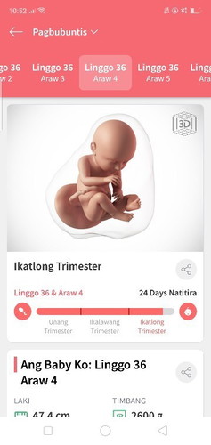 36 weeks pa advise naman po