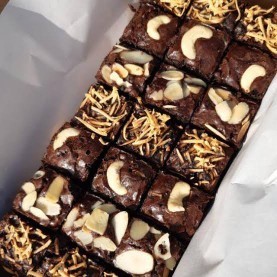 Brownies fudgy