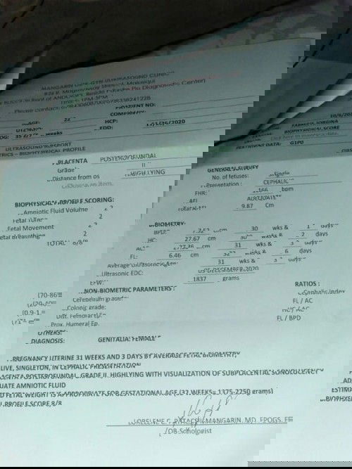 Sa marunong po magbasa nang ultrasound jan  .. Tanong ko lang po kung naka pwesto na si baby  ?