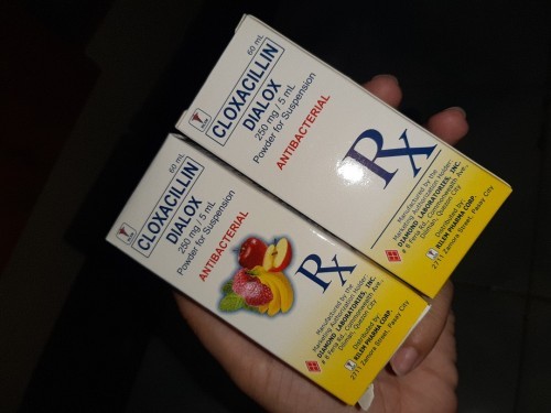 Cloxacillin for baby.