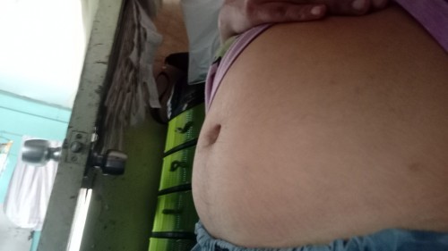 Baby bump.