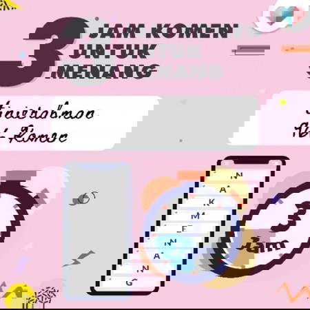 Tahniah kepada pemenang 3 Jam Komen untuk Menang!