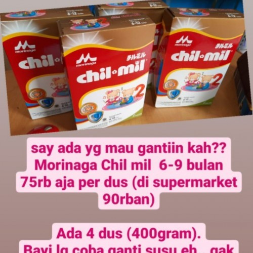 Mom, ada yg mau gantiin susu chilmil?? Baby ku sepertinya gak cocok.. muncul alergi..