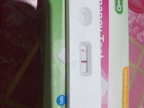 ตรวจก่อนมา ปจด 1วันคะ ตั้งครรภ์แล้วคะ พยายามยุตั้งนาน มาสักที อยู่กับแม่นานๆน่ะลูก ตอนนี้3+6week