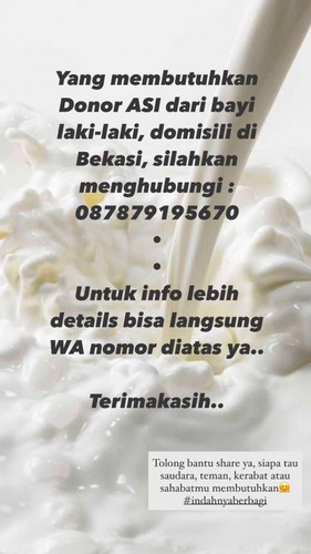 DONOR ASI - Bekasi