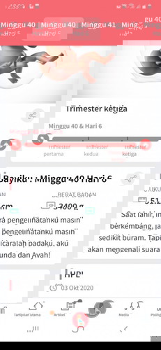 Masih menunggu gelombang si dedek..