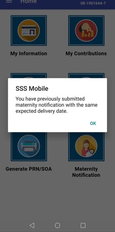 SSS Notification