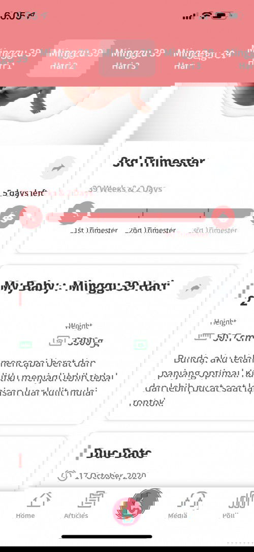 Due date 17 oct belum ada tanda tanda