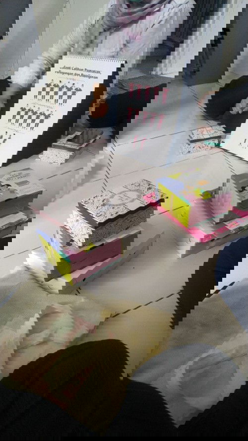 Penyuluhan ibu hamil di posyandu 😁