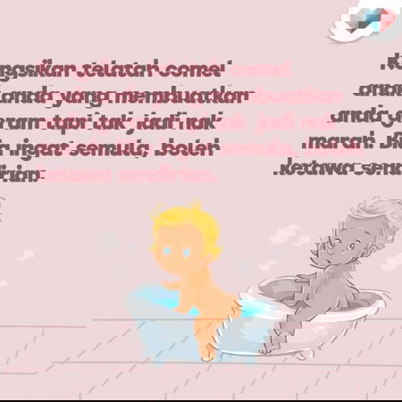 Bila nak marah tak jadi, siapa selalu macam ni?