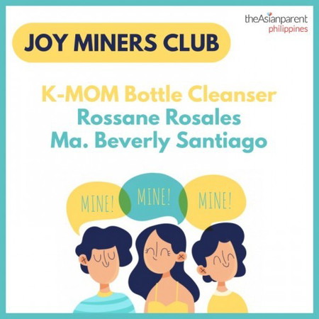 WINNER Announcement: Joy Miners Club (K-Mom bottle cleanser)