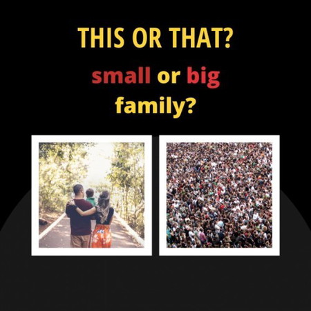 Big Family or Small Family?