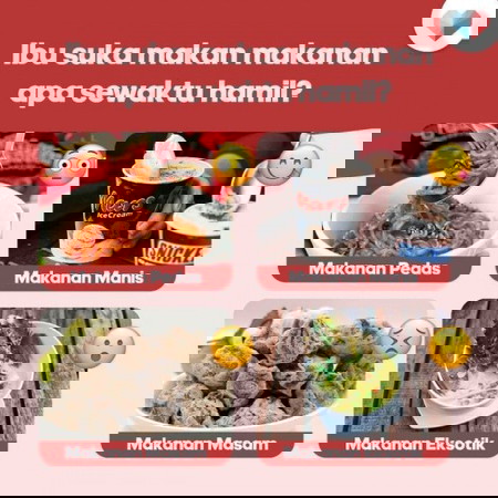 Makanan jenis apa kegemaran anda ibu?