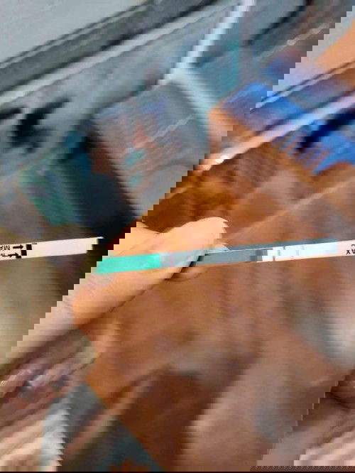 Em đang thử thai không biết thế này đậu chưa