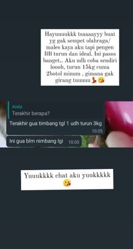 Rahasia Turun BB tanpa olahraga