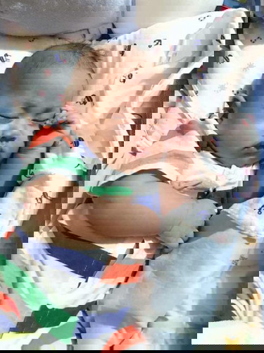 2เดือนกับ20วันตอนนี้แม่แอปปี้กับการนอนของลูกมาก😍