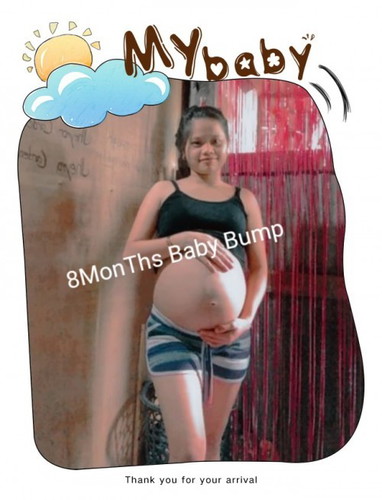 My baby bump🤰