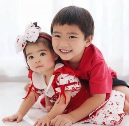 ❤❤ สวัสดีค่ะพี่ๆ เดมี่พาพี่ดีแลนมาทักทายค่ะ