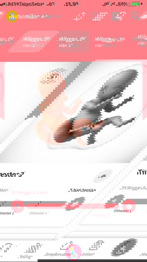 Dedek masih betah di dalem