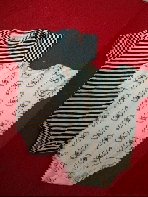 NEW BAJU BAYI 0-3 M & gurita instan rekat