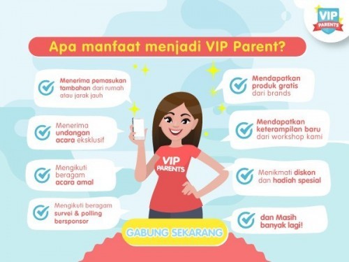 Keuntungan menjadi VIP PARENT