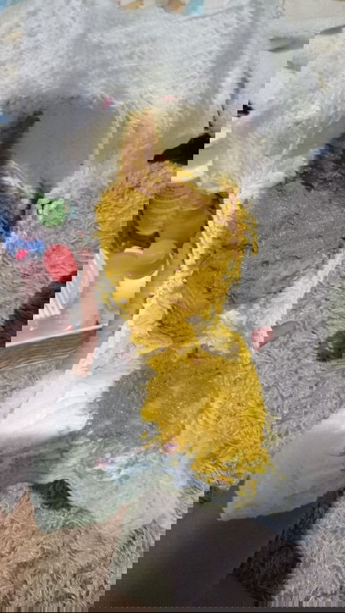 Pup bayi seperti pasta