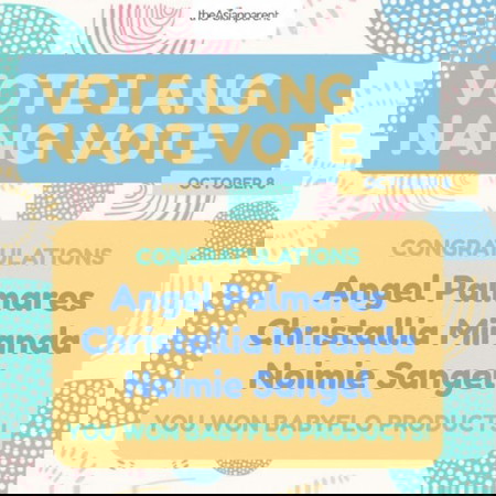 WINNER Announcement: Vote lang nang Vote (October 8)