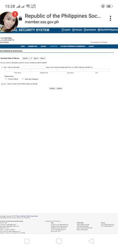 SSS maternity concern