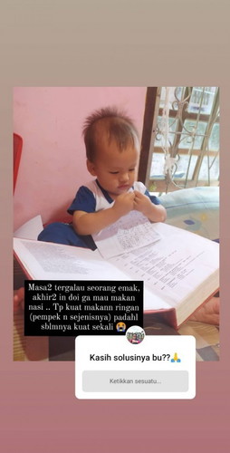 Anak saya sebelumnya suka sekali makan, tapi sekarang ga mau makan sama sekali. Kasih solusinya .